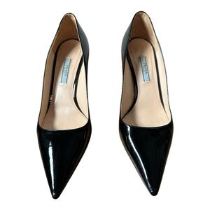 Prada Glossy Black Women's Heels